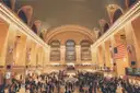 Grand Central Terminal's main concourse full of travellers