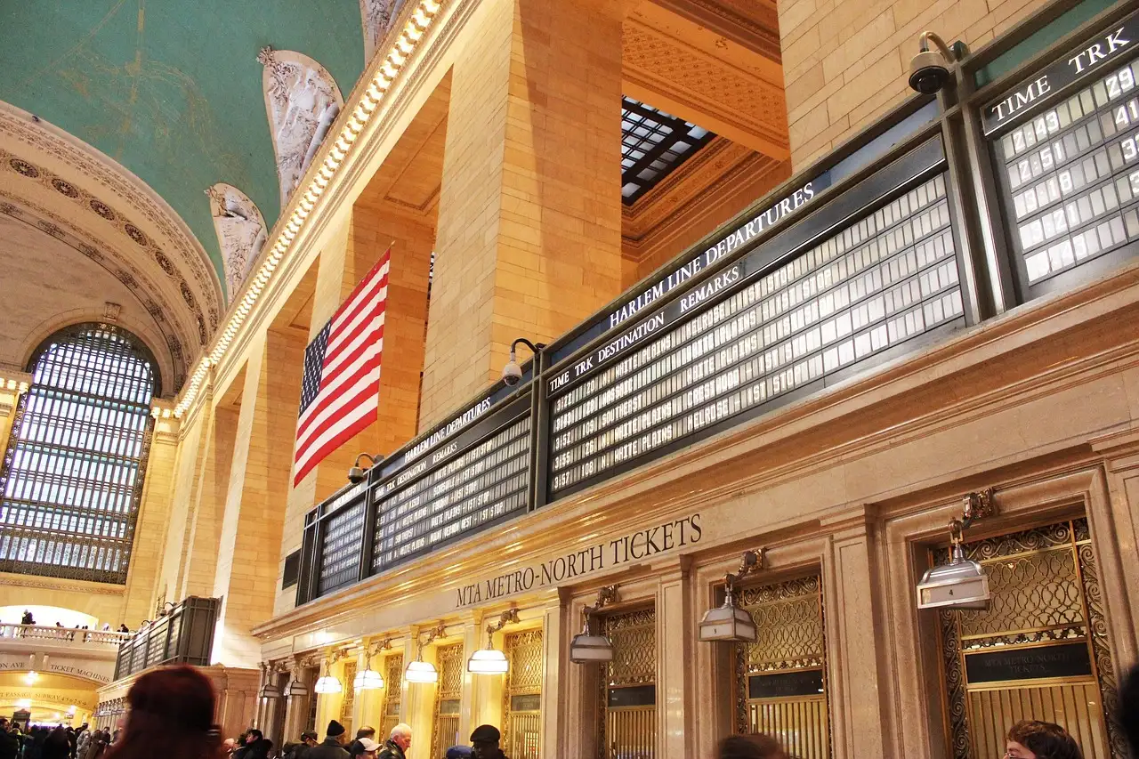 The old ticket windows in Grand Central