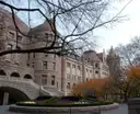The American Museum of Natural History's red-stone facade on West 77th Street