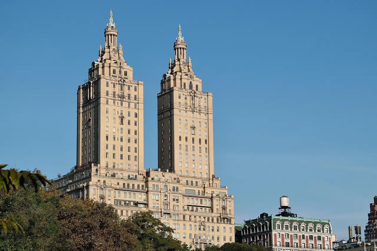 The San Remo towers on Central Park West