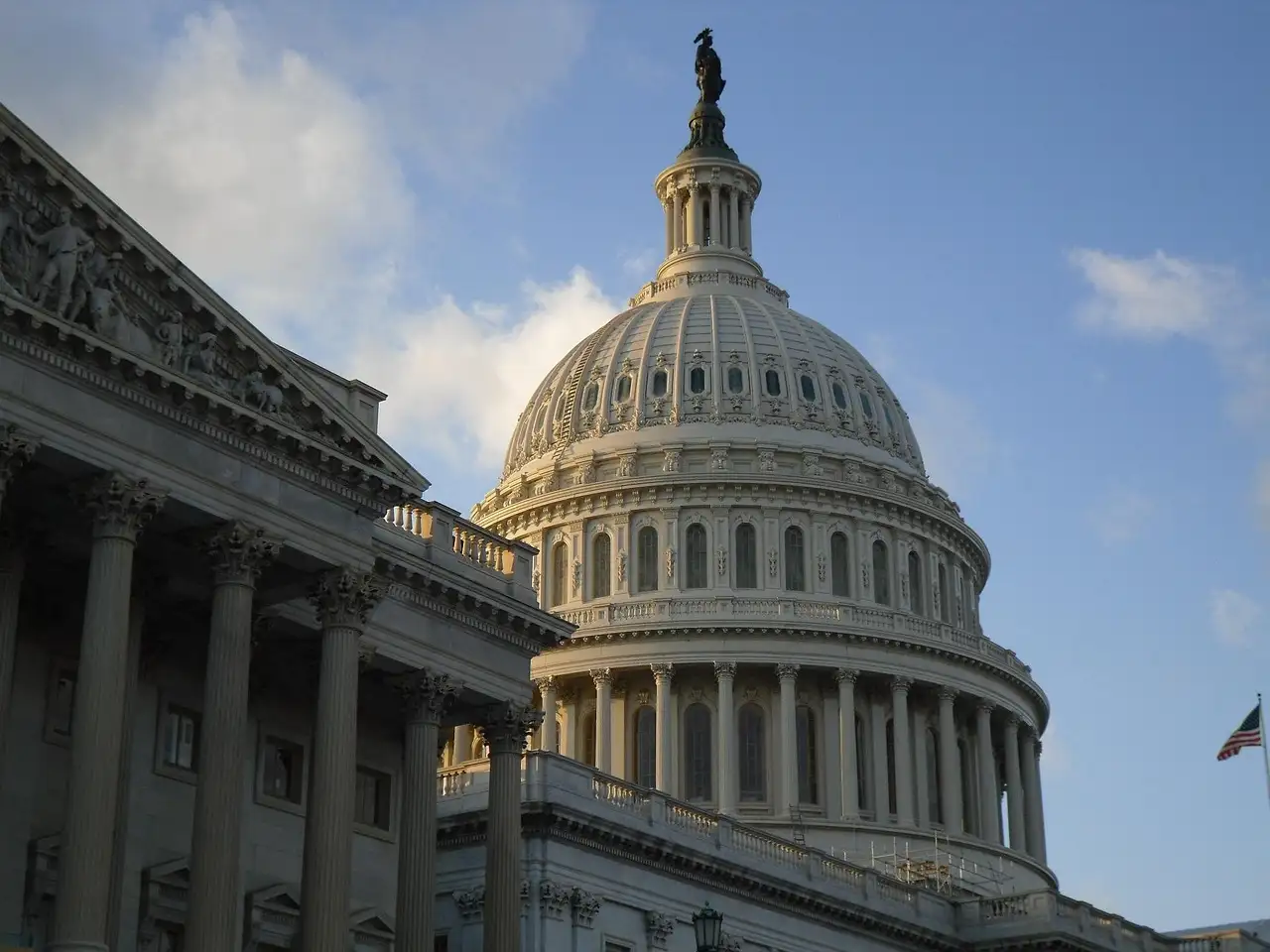 The dome of the US Capitol in Washington DC
