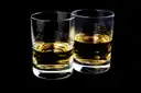 Glasses of whiskey